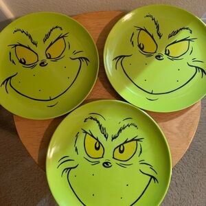 Make an offer! 3 Hobby Lobby Grinch Face Plates